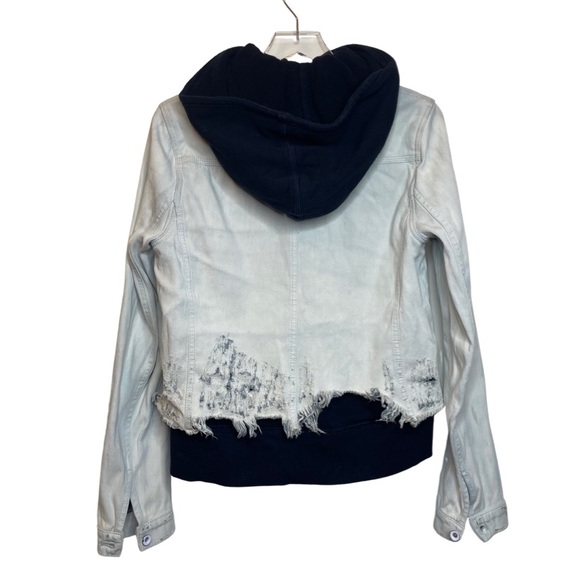 Free People Distressed Denim Jacket - Picture 3 of 6